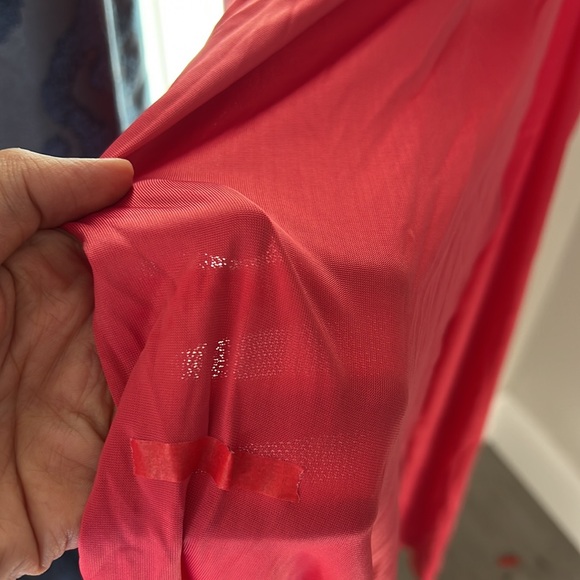 YAURA Tiara Dress pink maxi off shoulder - Picture 10 of 16